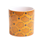 Warlukurlangu 12cm Mina Mina Dreaming Indoor Ceramic Pot