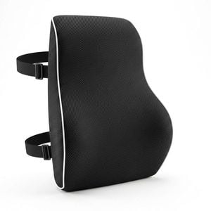 Artiss Ergonomic Lumbar Support Cushion Memory Foam Back Support Pillow Office Chair Car