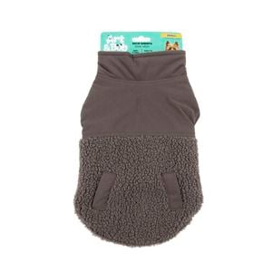 Art & Bob 30cm Grey Sherpa Dog Vest - Small
