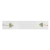 Maine & Crawford St Barts 150x33cm Palm Print Cotton Table Runner - White