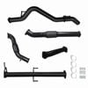 Ignite Exhausts Turbo Back For Mitsubishi Mn Triton 2.5l 3" Cat & Pipe Black Aluminised Steel