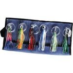 Williamson Gamefish Kit - 6 x Assorted Rigged Trolling Lures in Mesh Lure Wrap