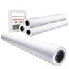 Vevor 914.4 Mm X 45.7 M Wide Format Paper White 4 Rolls Cad Bond Rolls With 50.8 Mm Core 15 Kg