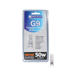 Nelson G9 50W Tungsten Halogen Clear Ice Blue Globe