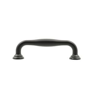 Lane 115mm Black Hampton Handle - 4 Pack - Matte Black
