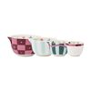 4pc Porto Tis The Season Measuring Cups Stoneware Festive Multicolour