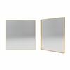 Forme 750mm Brushed Gold Square Framed Mirror