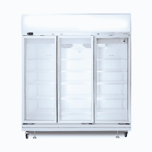 Bromic Upright Display Fridge - 1507L - 3 Doors - Flat Glass - Lightbox