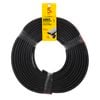 Moroday 13 x 4.5mm x 5m Black Self Adhesive Ribbed Weather-Strip