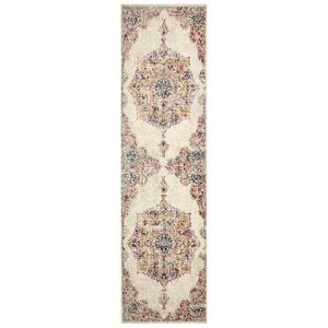 Gallery 864 Bone 400X80Cm Rug