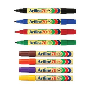 Artline Permanent Marker 1.5mm Bullet (Assorted)