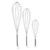 3pc Steel Balloon Whisk Set - 3 Sizes