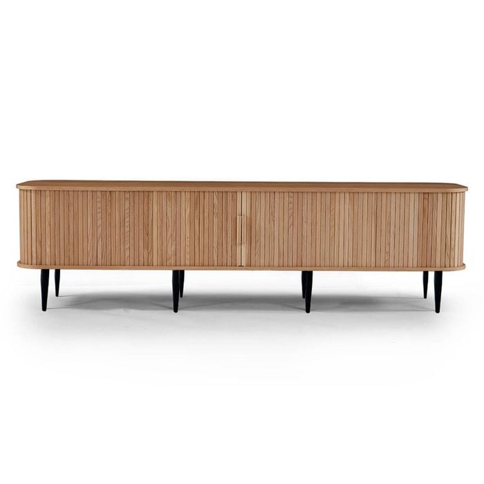 Modern Furniture ASTON Entertainment TV Unit 200cm - Oak