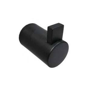 Barelli Matte Black Ambiente Single Robe Hook