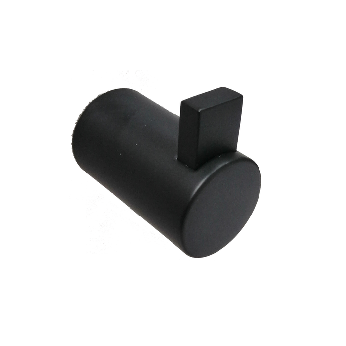 Barelli Matte Black Ambiente Single Robe Hook