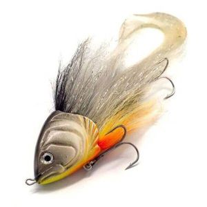 Jerkfly 25cm Curly Tail Light Weight Hybrid Fishing Lure Silver Roach