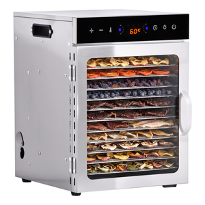 Advwin 12 Trays Food Dehydrator with Upgrated Smoke Port for Smoky Flavour