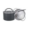 Anolon Endurance+ 18cm/2.8L Aluminium Saucepan w/ Steamer Round Cookware Grey