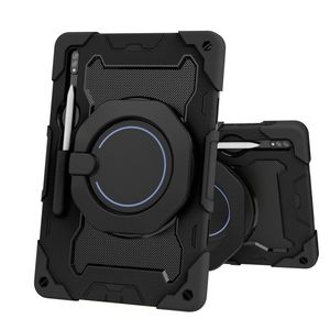 Redefine Armor Shockproof Handle Case for Samsung Galaxy Tab  S9 Plus / S9 FE Plus / S10 Plus - Black