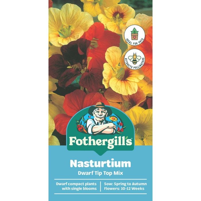 Fothergill's Nasturtium Tip Top Mix Flower Seeds