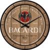 Nostalgic Art 30cm Bacardi Wood Barrel Round Metal Home/Office Wall Clock