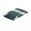 J.Elliot Wren Faux Mohair Throw Charcoal/White