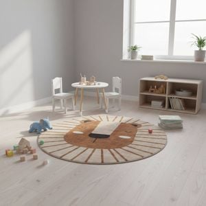 Product.Kids Washable 120cm Round Leo Rug.1006213.NZ.productOtherMedia.4