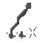 Brateck LDT87-C012UC-B TITAN HEAVY-DUTY GAS SPRING MONITOR ARM WITH USB-A/USB-C PORTS (new)
