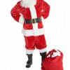 Santa Claus Deluxe Mens Plus Size Christmas Costume - Xlarge