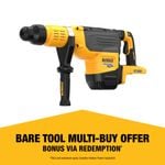 DeWalt 54 Volt FlexVolt 52mm SDS-Max Hammer Drill DCH775N-XJ - Skin Only