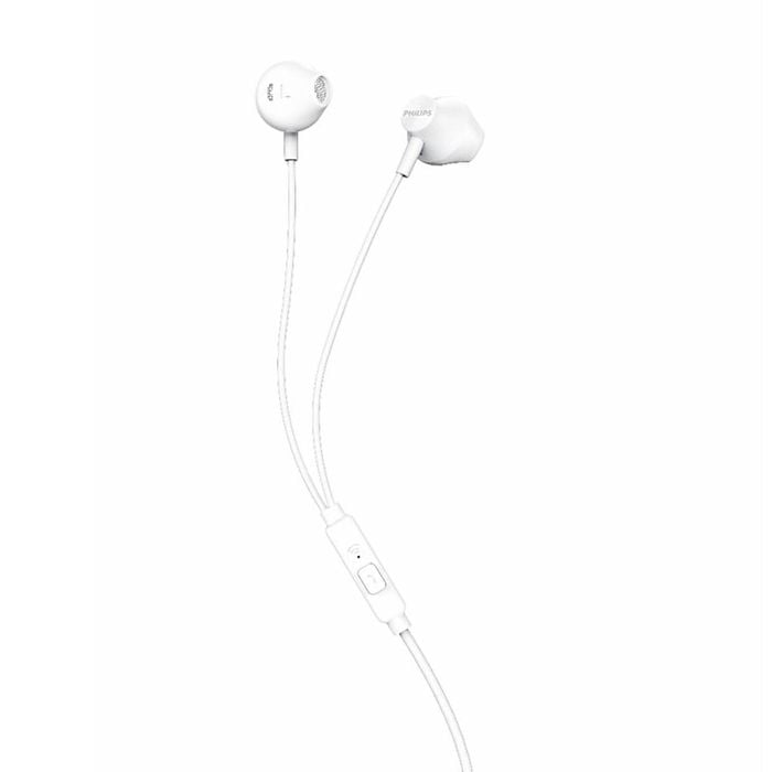 Philips In-Earbud Earphones w/ Mic - White