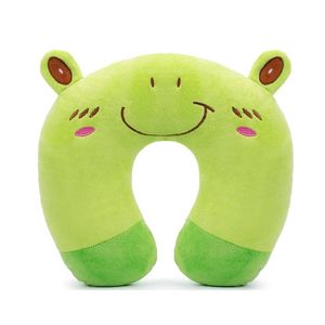 Catzon Animal Travel Pillow for Kids Soft Neck Head-Frog