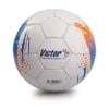 Victor Sports Match Soccer Ball Size 4 Training Durable Orange Blue