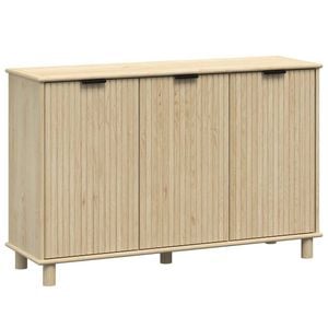 Sorrento 3 Door Sideboard Cupboard - Swedish Oak