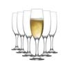 LAV 12 Piece Empire Champagne Flutes Set - Classic Stemware Glasses for Prosecco, Sparkling Wine - 220ml