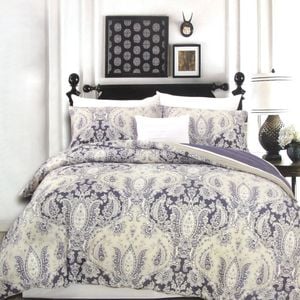 Bloomington 250TC Cotton Reversible Quilt Cover Set Elizabeth Queen 210 x 210 cm