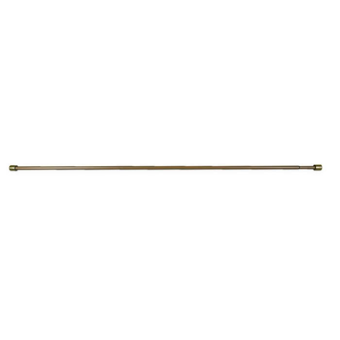 Windoware 175 - 305cm 16/19mm Gold End Cap Adjustable Curtain Rod