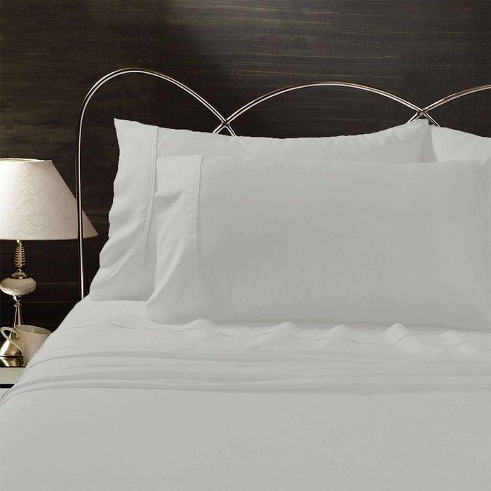 Bloomington 310TC Polyester Cotton Sheet Set Queen Off White