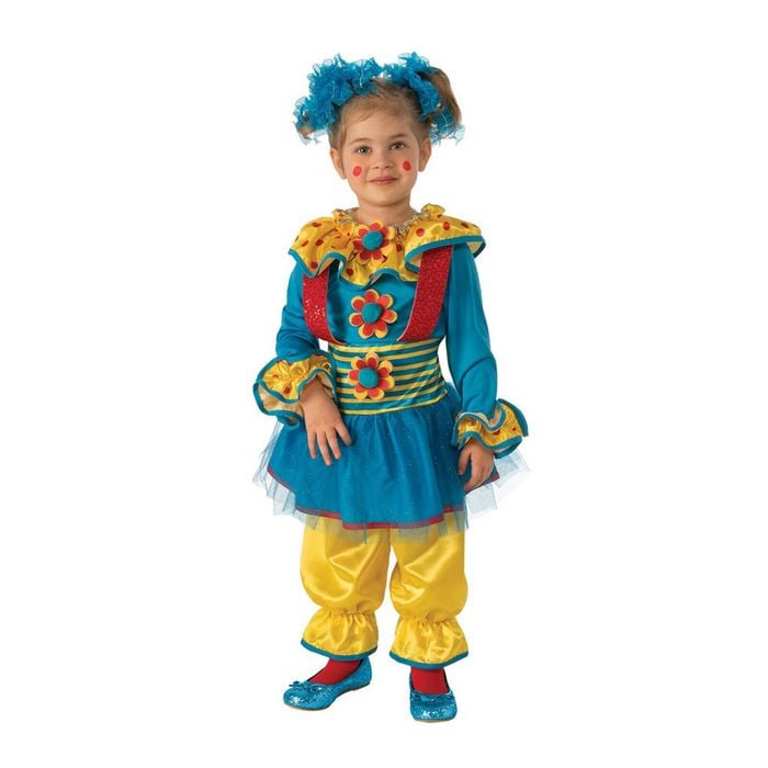 Rubies Dotty The Clown Girls/Kids Dress Up Party Funny Halloween Costume Size M