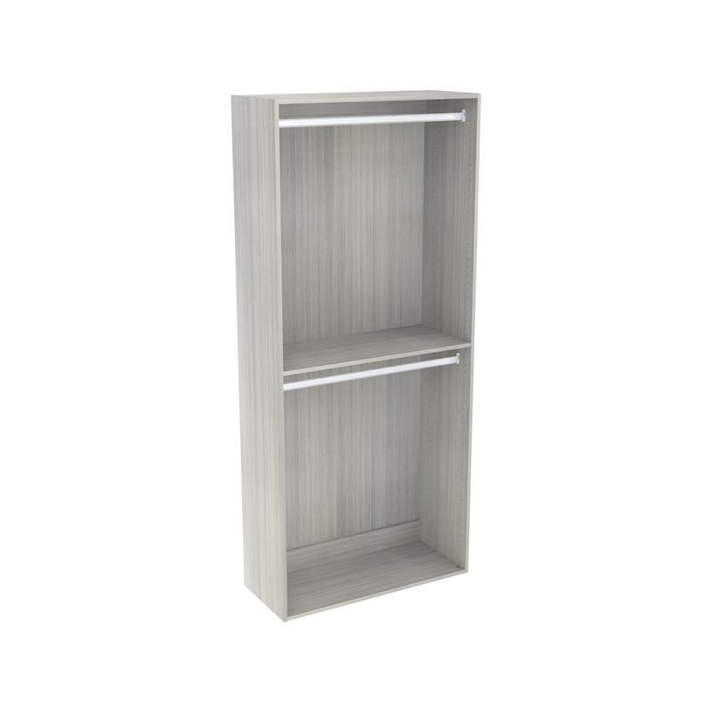 Lugna 2048 x 900 x 380mm Mist Double Hanging Robe Insert