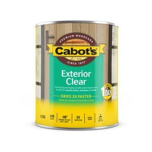 Cabot's 1L Gloss Water Based Exterior Clear