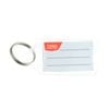 Taskmaster 56x29x6mm Clear Key Tags - 50 Pack