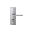 Delf Trade Satin Chrome Single Cylinder Linear Elba Secure Entrance Lever Set