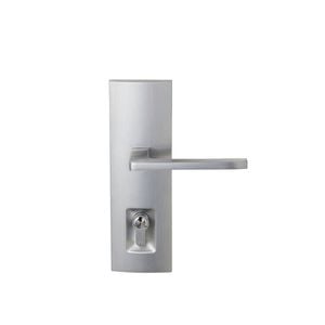 Delf Trade Satin Chrome Single Cylinder Linear Elba Secure Entrance Lever Set