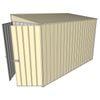 Build-a-Shed 1.5 x 3 x 2m Skillion Shed without Side Doors - Cream