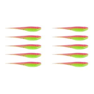 2x 5PK 5In Rapala Crush City The Jerk Soft Plastic Minnow Lures - Bombshell