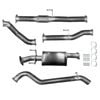 Ignite Exhausts Turbo Back For Toyota Hilux 3l D4d 3" No Cat With Muffler Raw Aluminised Steel