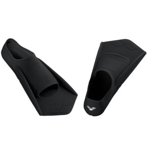 Arena Black Powerfin Swimming Fin for Training - Size 33-34 / US 2-3 / UK 1-2 / AU 1-2