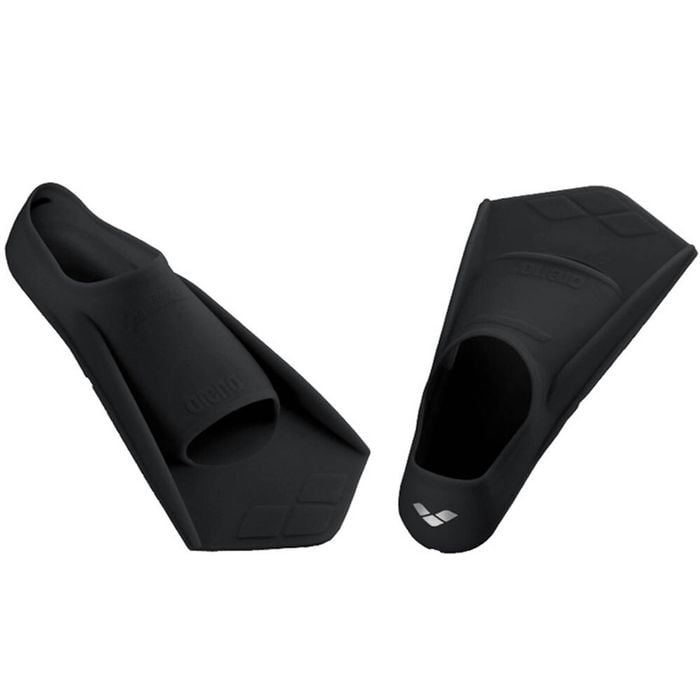 Arena Black Powerfin Swimming Fin for Training - Size 33-34 / US 2-3 / UK 1-2 / AU 1-2