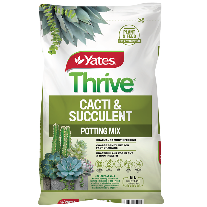 Yates 6L Thrive Cacti and Succulent Mix